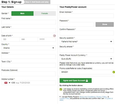 paddy power register|Paddy Power Register » Create Your Paddy Power Account.